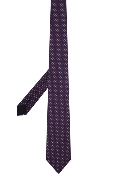 Шелковый галстук CORNELIANI бордового цвета по цене 11750 руб., арт. 88U302-1820313/00, фото 3 Шелковый галстук CORNELIANI, арт. 88U302-1820313/00, фото 3