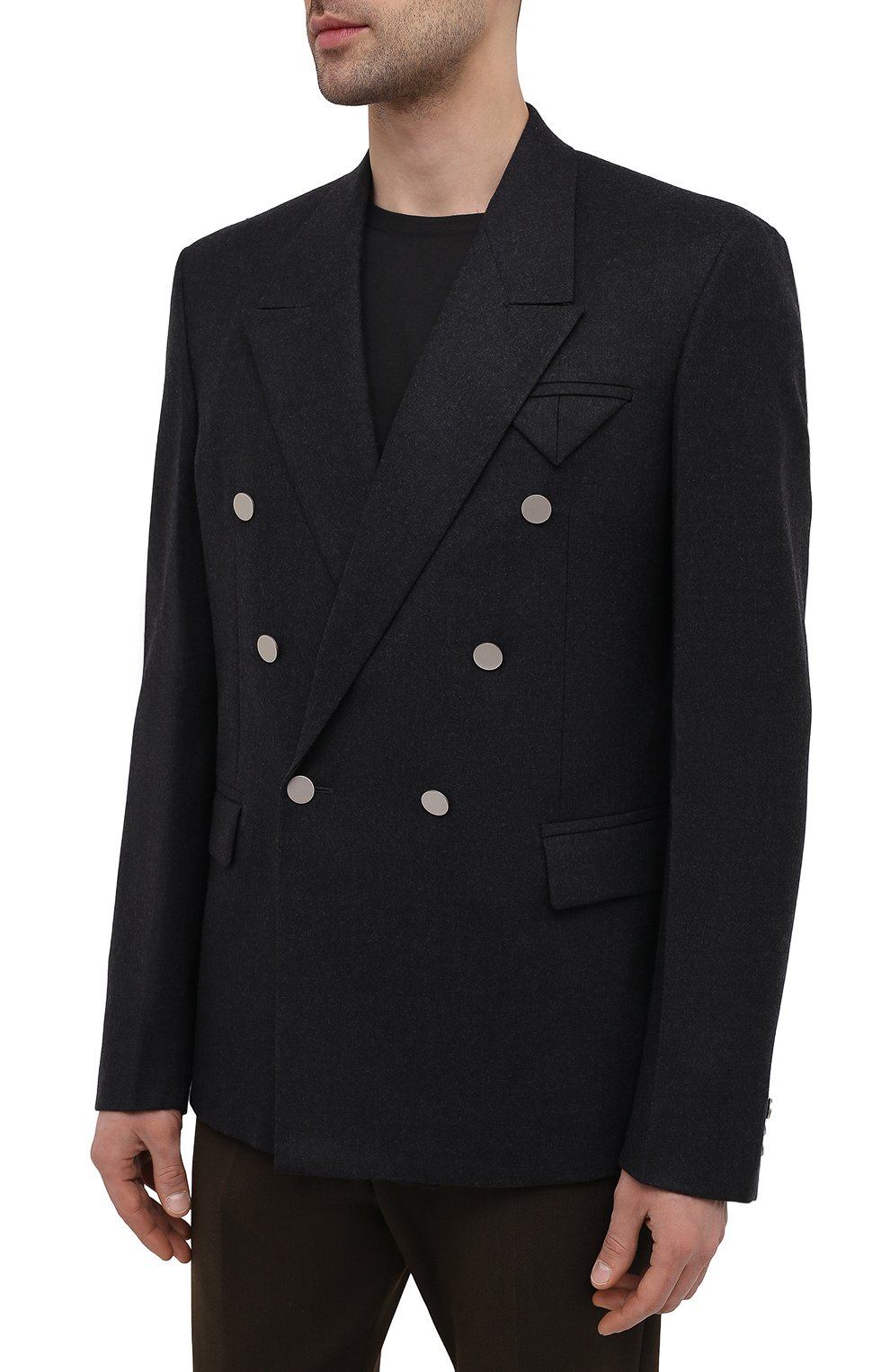 Шерстяной пиджак BOTTEGA VENETA, арт. 647376/V0B50, фото 3