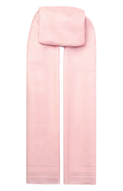 Шарф из шелка и шерсти Elie Saab 710010410 Розовый 710010410