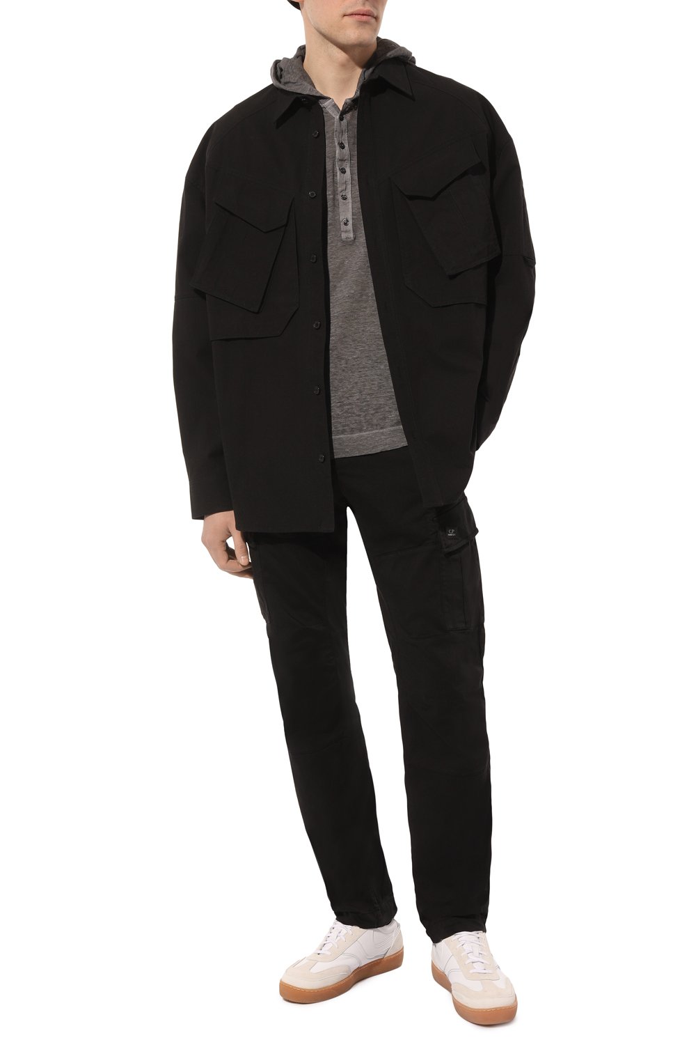 Хлопковые брюки-карго C.P. COMPANY, арт. 16CMPA057A005694G, фото 2