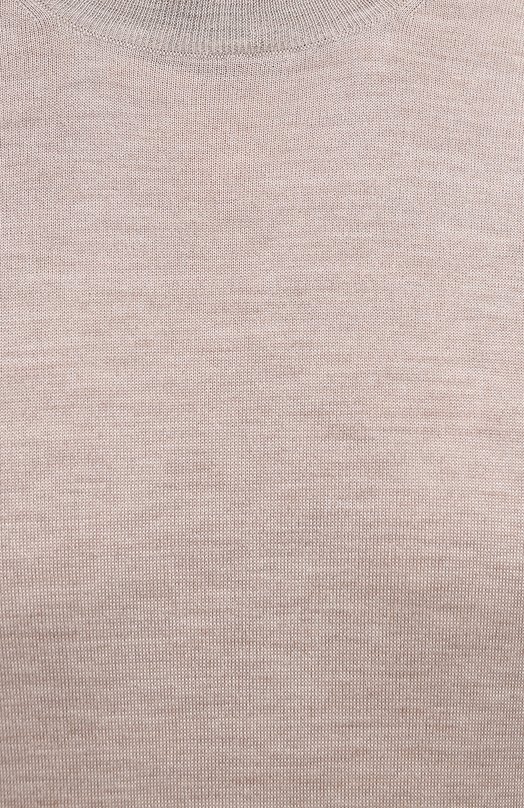 Джемпер из кашемира и шелка Brunello Cucinelli M2300100 Бежевый  M2300100 Фото 5