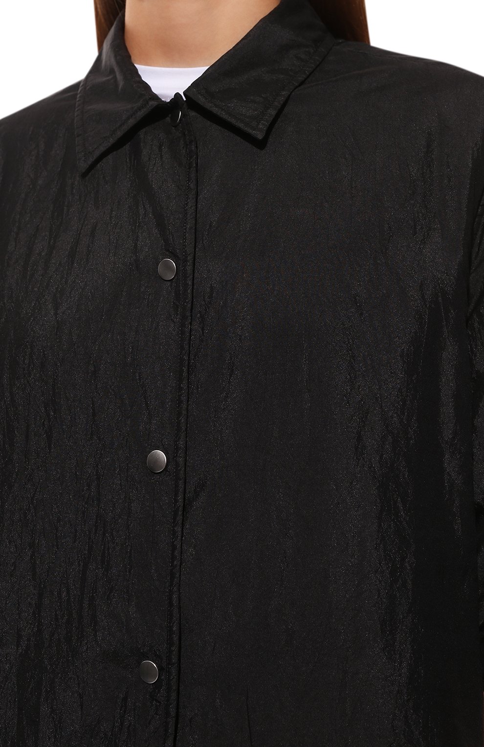 Рубашка JIL SANDER черного цвета по цене 84050 руб., арт. JPPU600577-WU470900A, фото 5 Рубашка JIL SANDER, арт. JPPU600577-WU470900A, фото 5