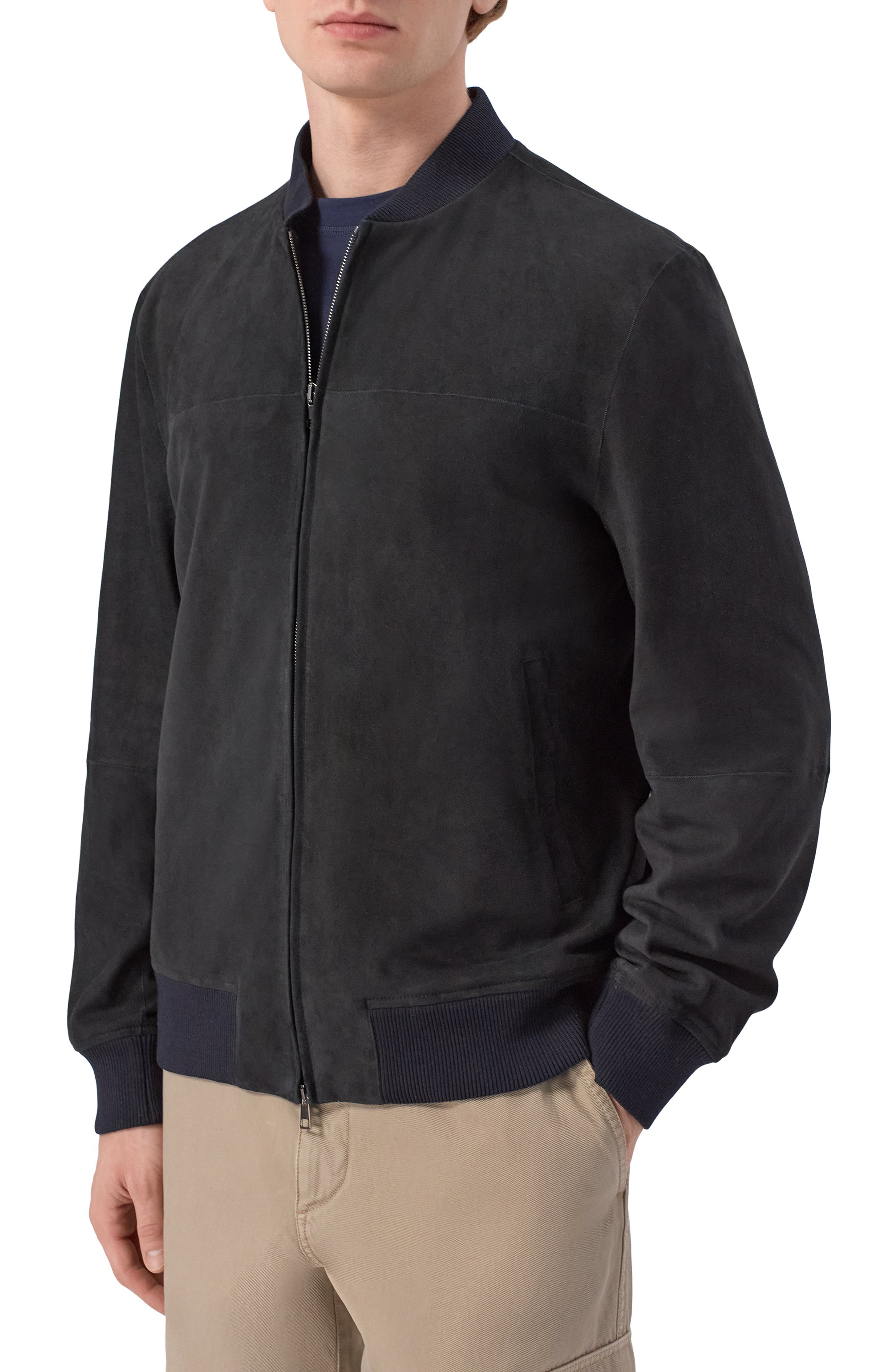 Замшевый бомбер ANDREA CAMPAGNA, арт. 232621/AC/00332I, фото 3