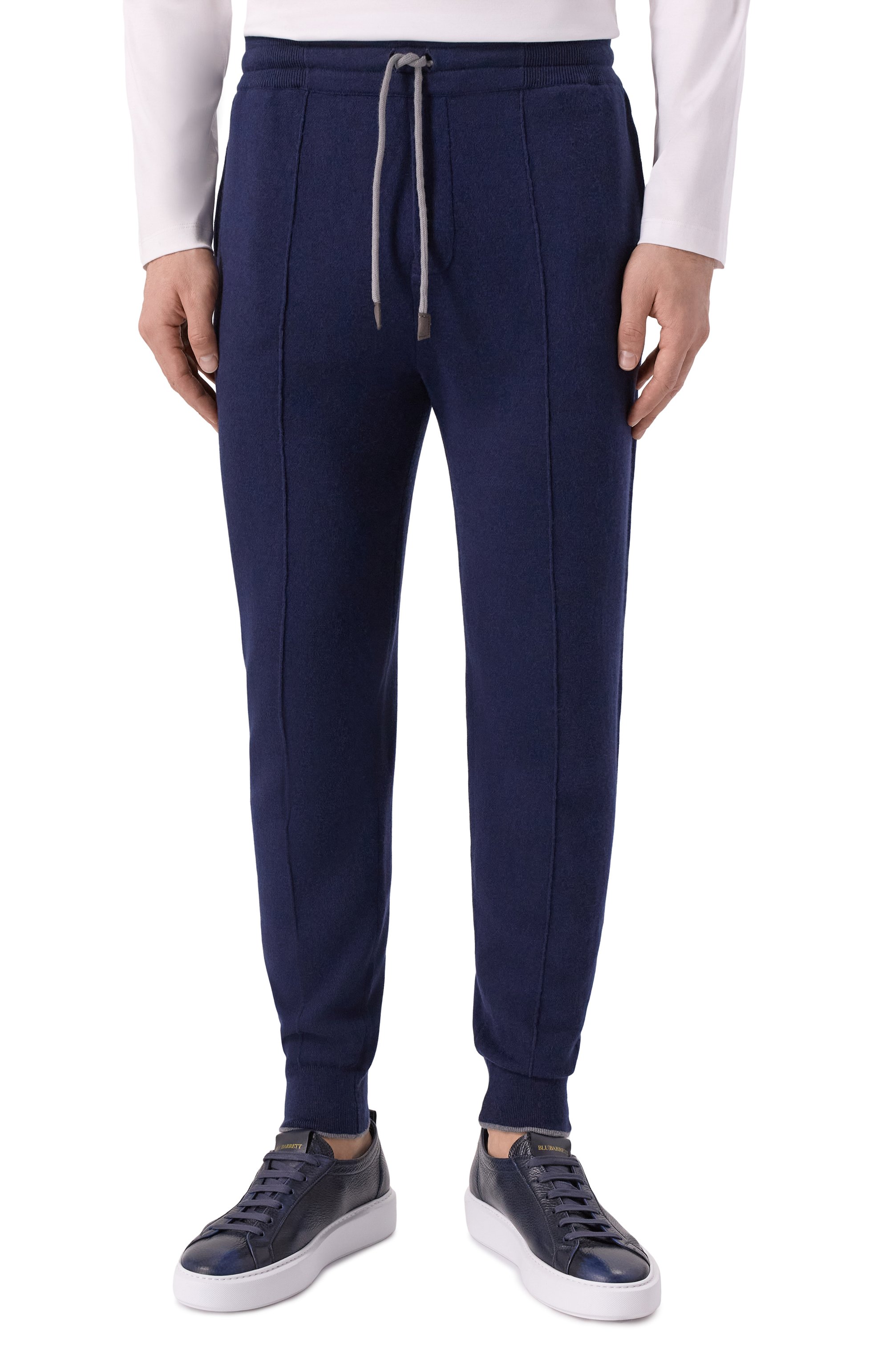 Джоггеры из хлопка и кашемира GRAN SASSO, арт. 57111/23202, фото 3