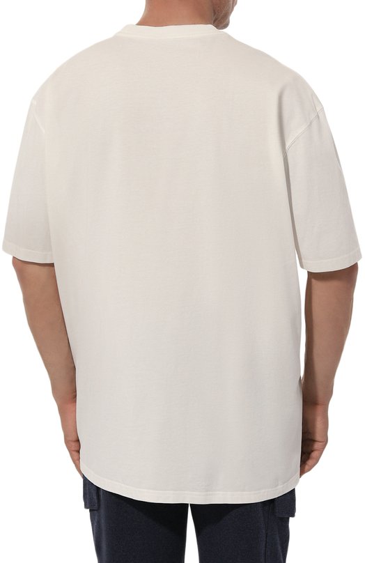Хлопковая футболка Paul&Shark 14311604/5XL Белый  14311604/5XL Фото 4