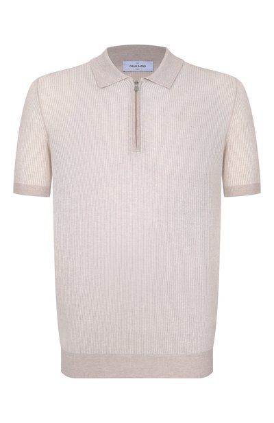 Мужская поло изо льна и хлопка GRAN SASSO, арт. 57172/18647