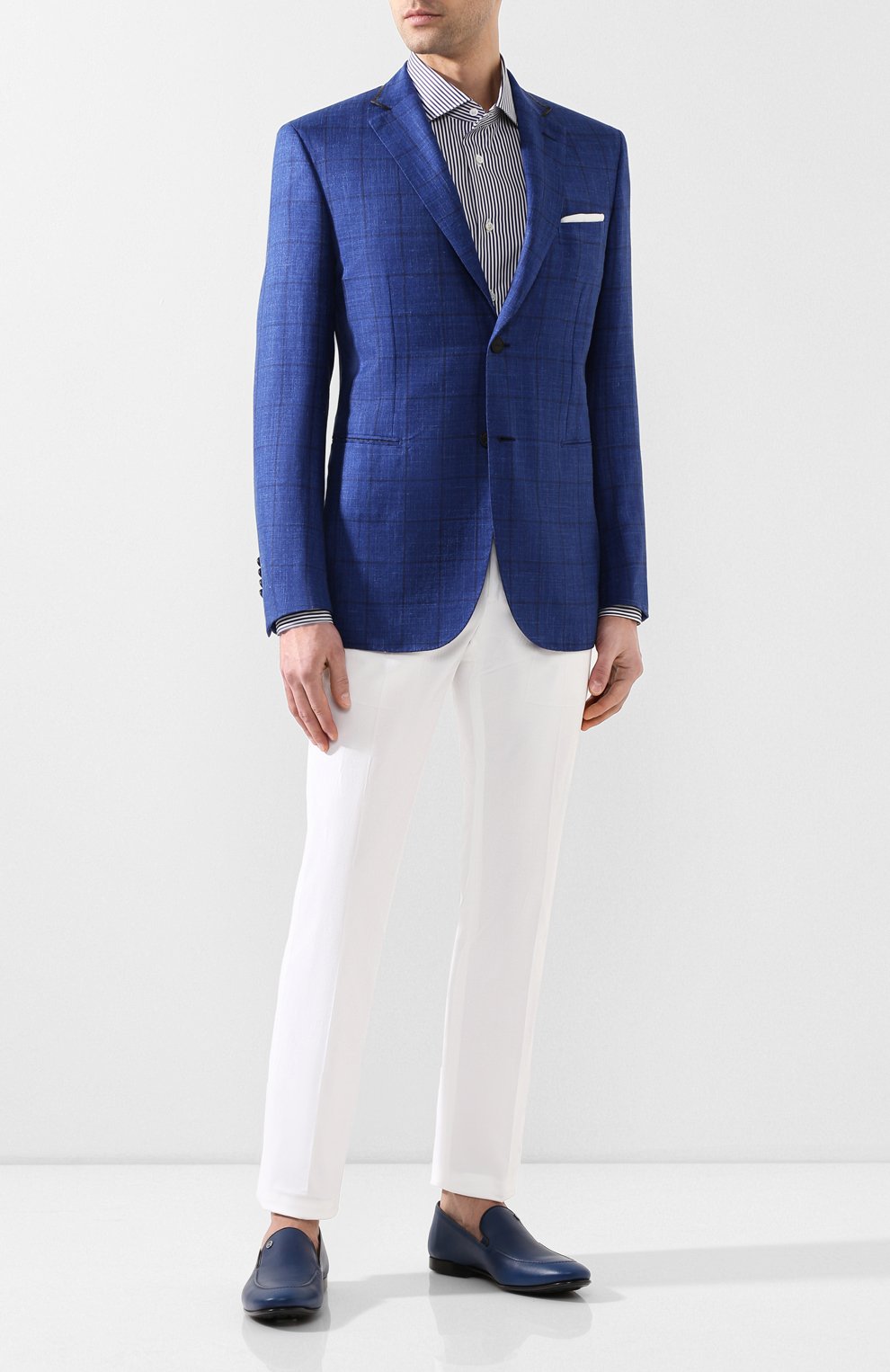 Пиджак из смеси шерсти и шелка BRIONI, арт. RGKN0L/P9A0E/D0R0TE0, фото 2