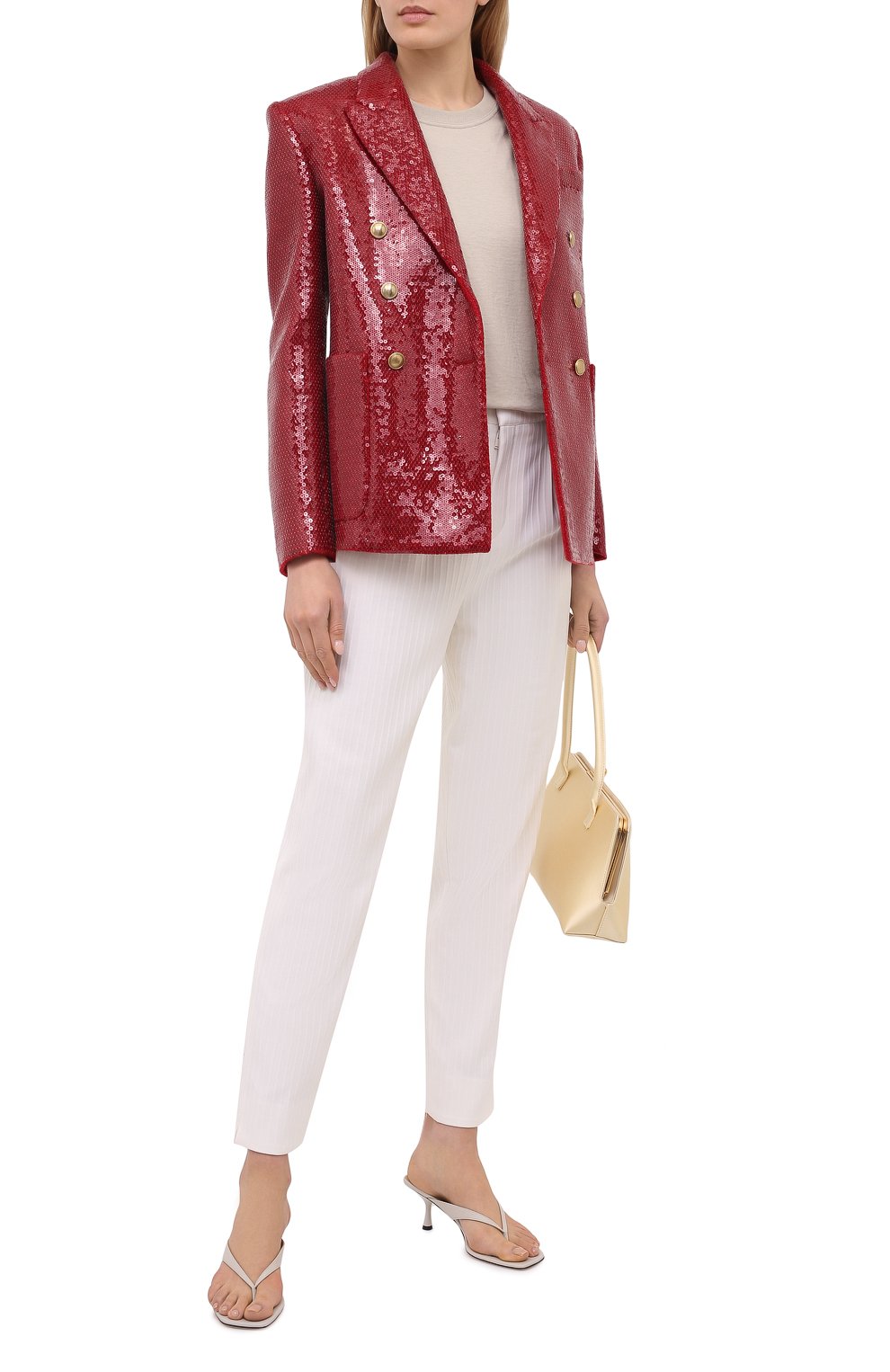 Шерстяные брюки SAINT LAURENT, арт. 648752/Y1A57, фото 2