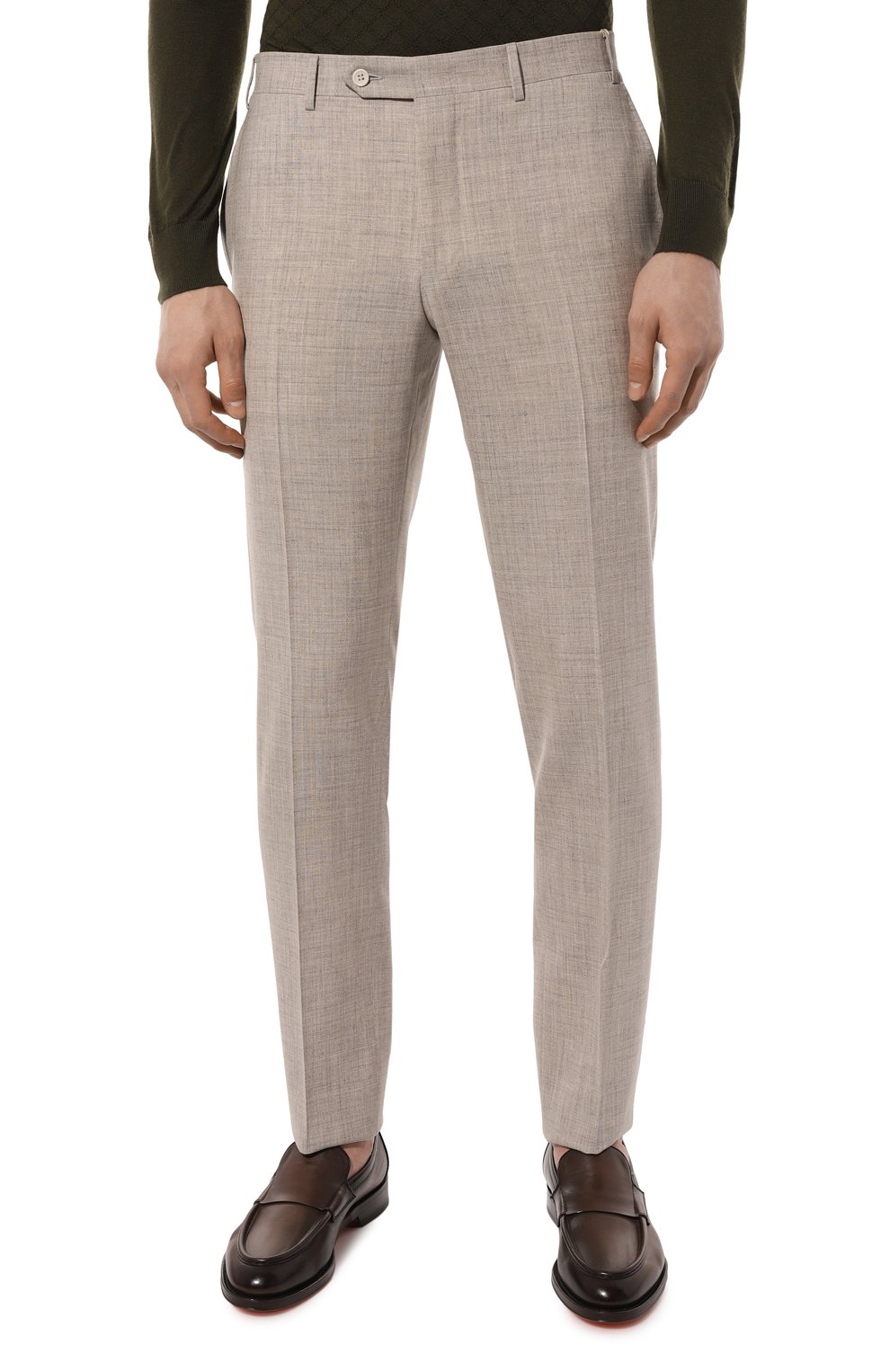 Брюки из шерсти и шелка CANALI, арт. 71019/AE00386, фото 3