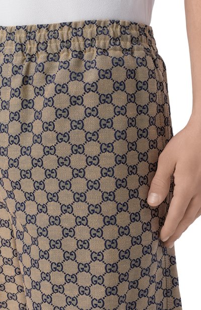 Льняные шорты GUCCI, арт. 742781/ZAM7G, фото 5