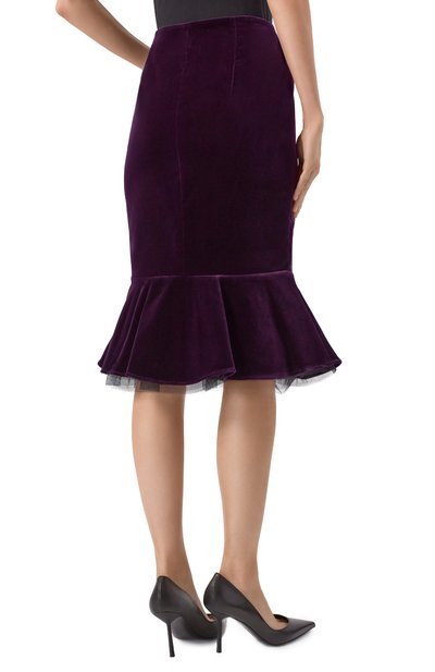 Бархатная юбка NINA RICCI, арт. 25ACJU014/C01092, фото 4
