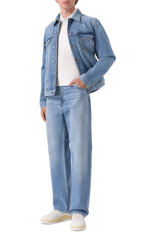 Джинсы Modern Straight 7 For All Mankind 7TD80E35-1XF Голубой  7TD80E35-1XF Фото 2