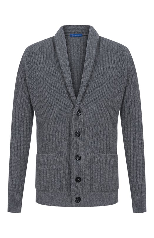 Кардиган из шерсти и кашемира Andrea Campagna M5625-6145FB Серый M5625-6145FB