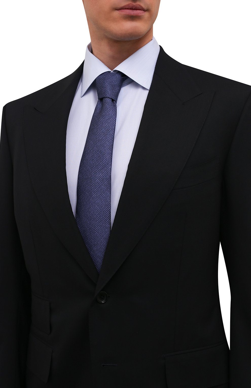 Шелковый галстук CORNELIANI, арт. 89U306-2120329/00, фото 2