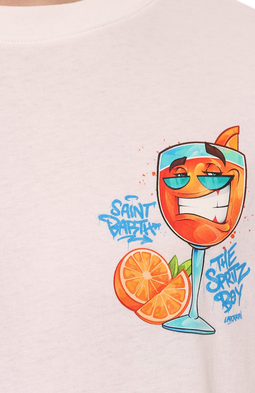 Хлопковая футболка MC2 SAINT BARTH, арт. STBM TSHIRT MAN/TSHM001/02203B, фото 5