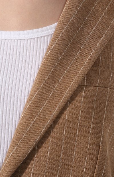 Хлопковый жакет RAG AND BONE коричневого цвета по цене 64450 руб., арт. WAW20S40052P05, фото 5 Хлопковый жакет RAG AND BONE, арт. WAW20S40052P05, фото 5