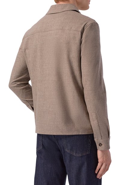 Куртка-рубашка из шерсти и кашемира MARCO PESCAROLO, арт. URUS/5229, фото 4