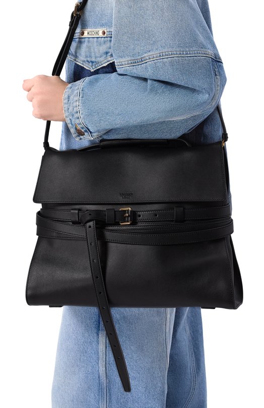 Сумка Tie Me medium Moschino MC4162PP10/0A0 Чёрный  MC4162PP10/0A0 Фото 2