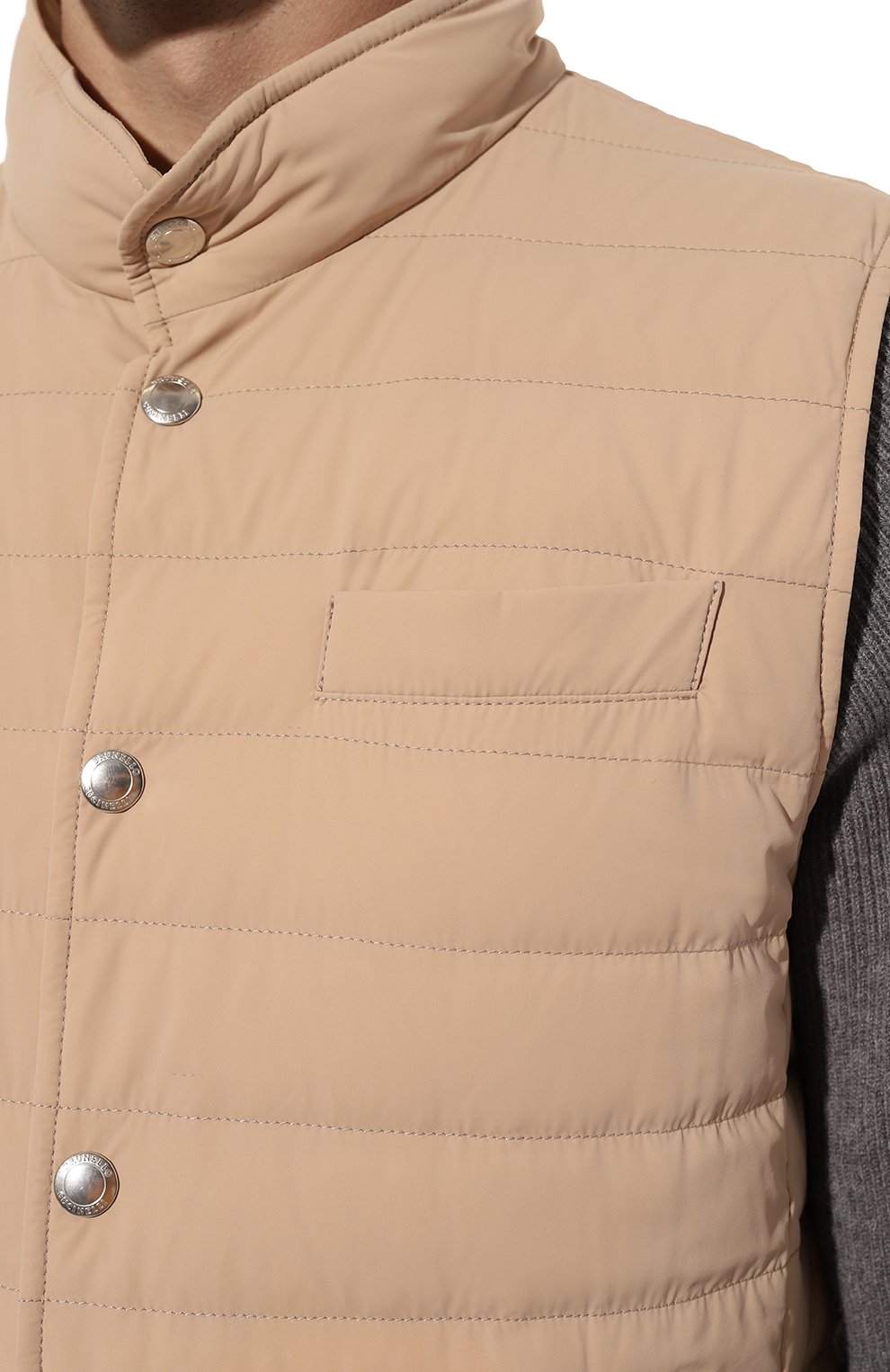 Пуховый жилет BRUNELLO CUCINELLI, арт. MM403B2217, фото 5