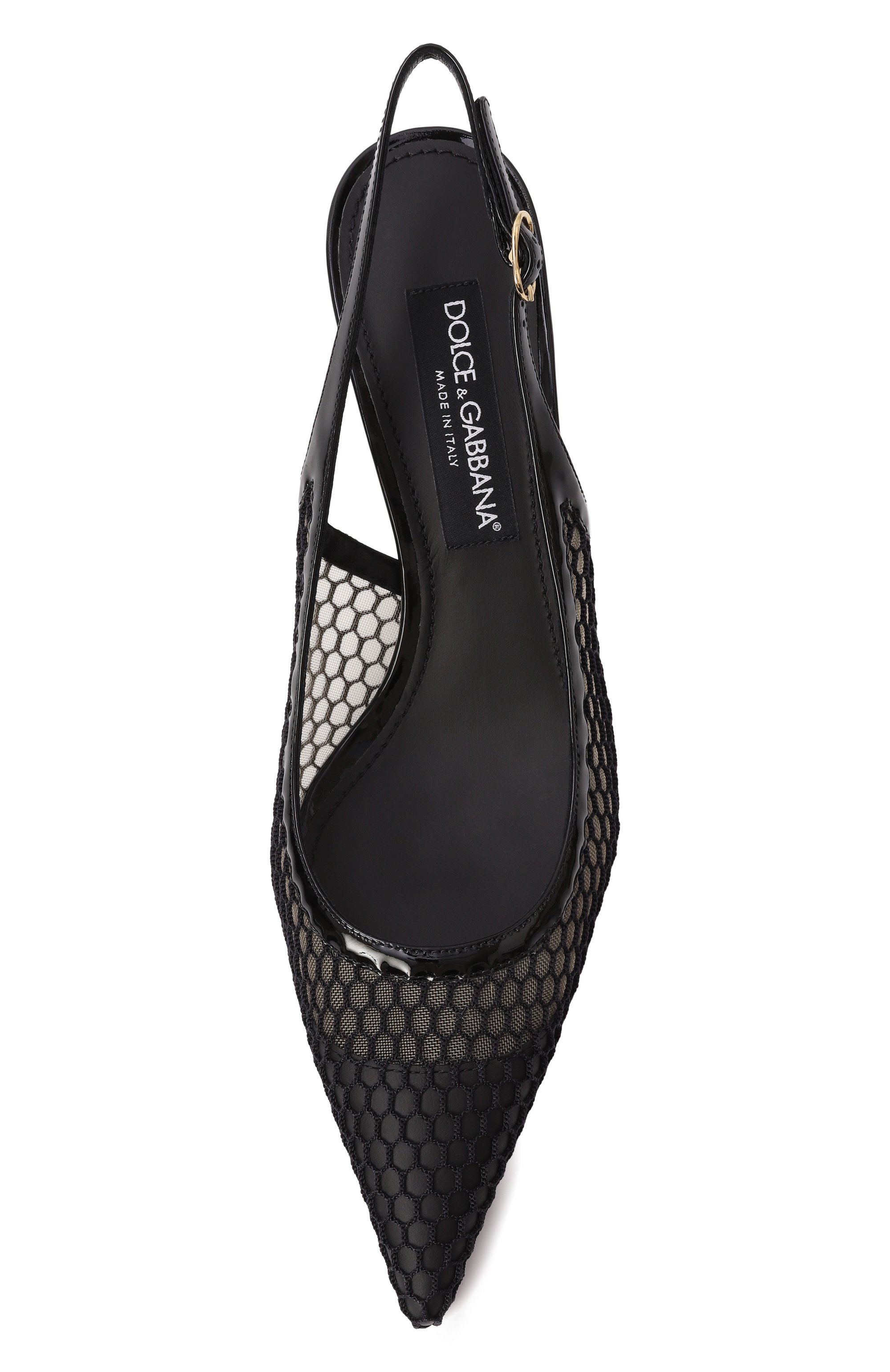 Текстильные туфли dna 60 DOLCE & GABBANA черного цвета по цене 95050 руб., арт. CG0632/AG883, фото 6 Текстильные туфли dna 60 DOLCE & GABBANA, арт. CG0632/AG883, фото 6