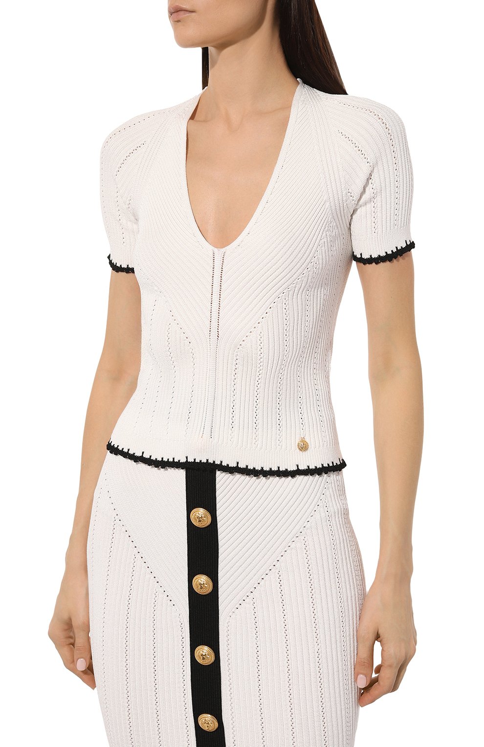 Пуловер из вискозы BALMAIN, арт. CF0AL003/KG41, фото 3