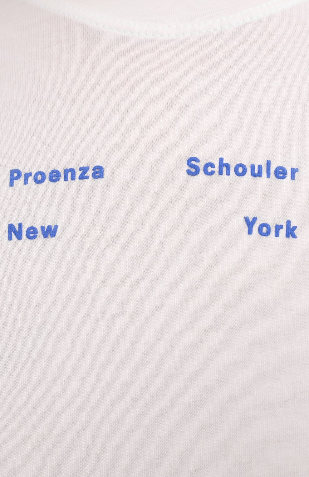 Хлопковая футболка PROENZA SCHOULER WHITE LABEL, арт. WL2114226-JC144, фото 5