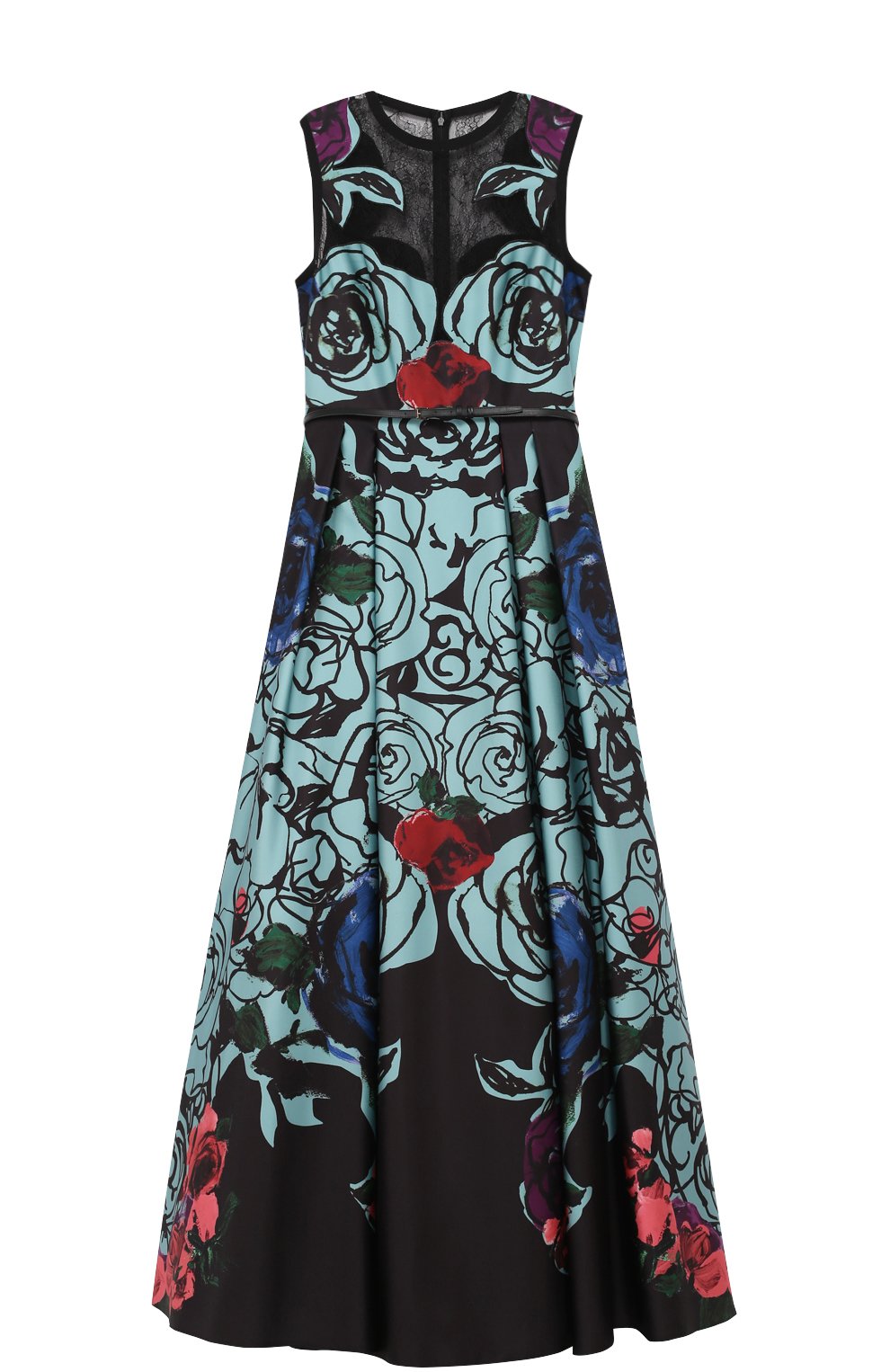 Приталенное платье-макси с цветочным принтом ELIE SAAB, арт. 8950, фото 1