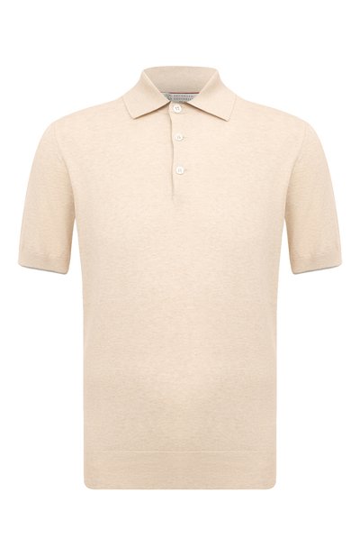Мужская хлопковое поло BRUNELLO CUCINELLI, арт. M29800125