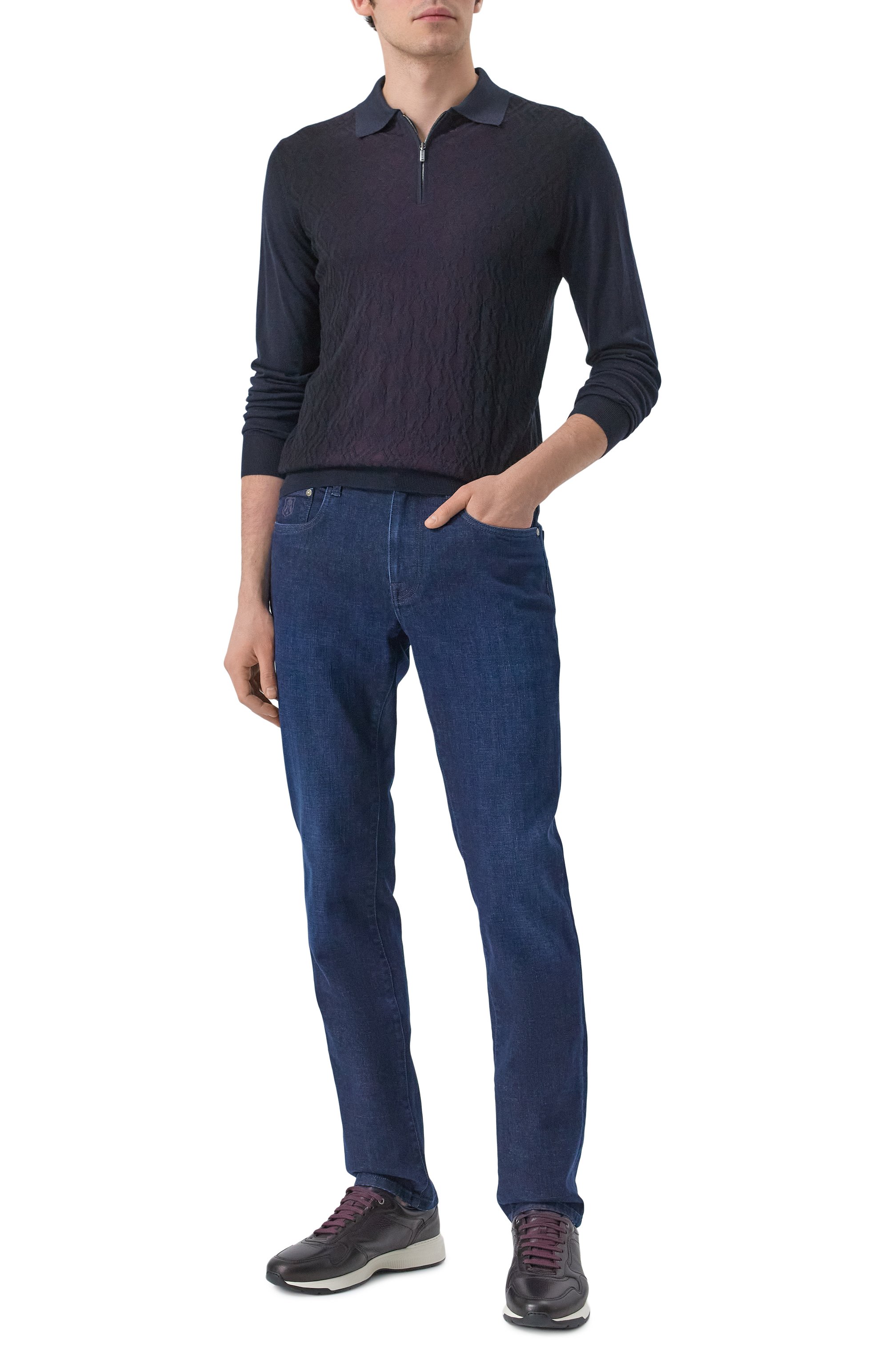 Поло из шерсти и шелка ZILLI, арт. KZP001M0230VGSS00, фото 2