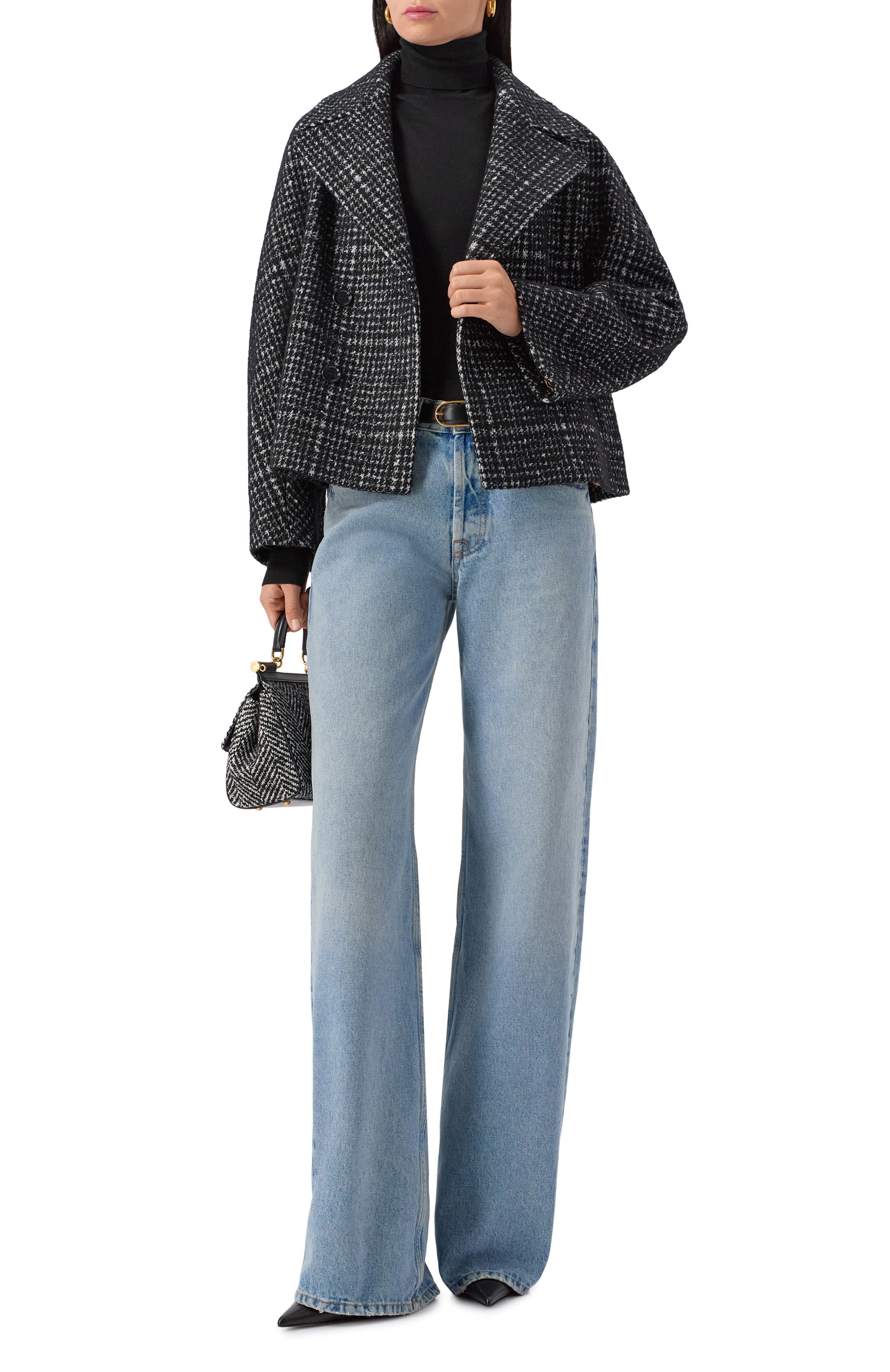 Шерстяное полупальто DOLCE & GABBANA, арт. F27GDT/FQZA0, фото 2