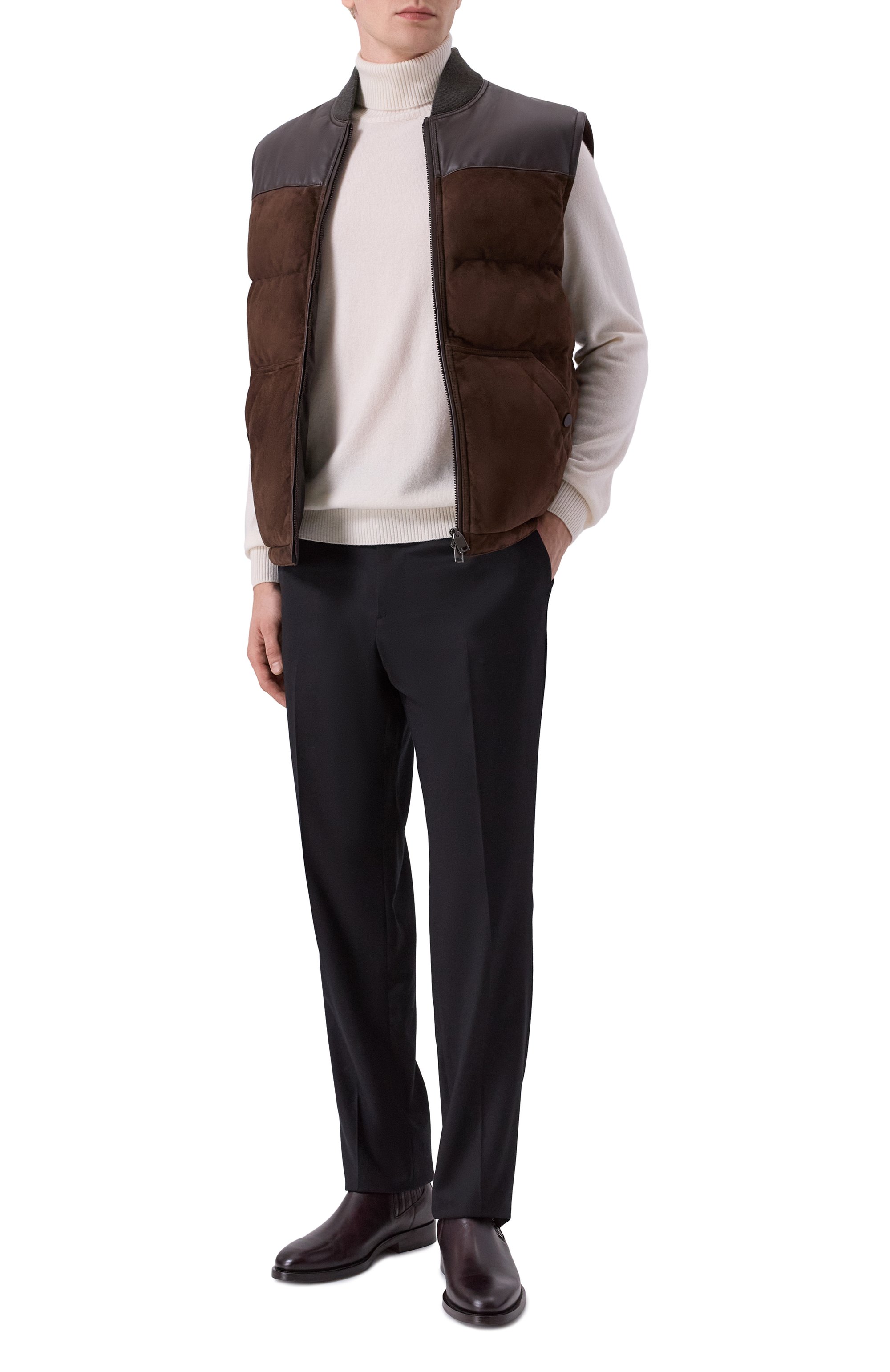 Замшевый жилет BRIONI, арт. PUF60L/0D701, фото 2