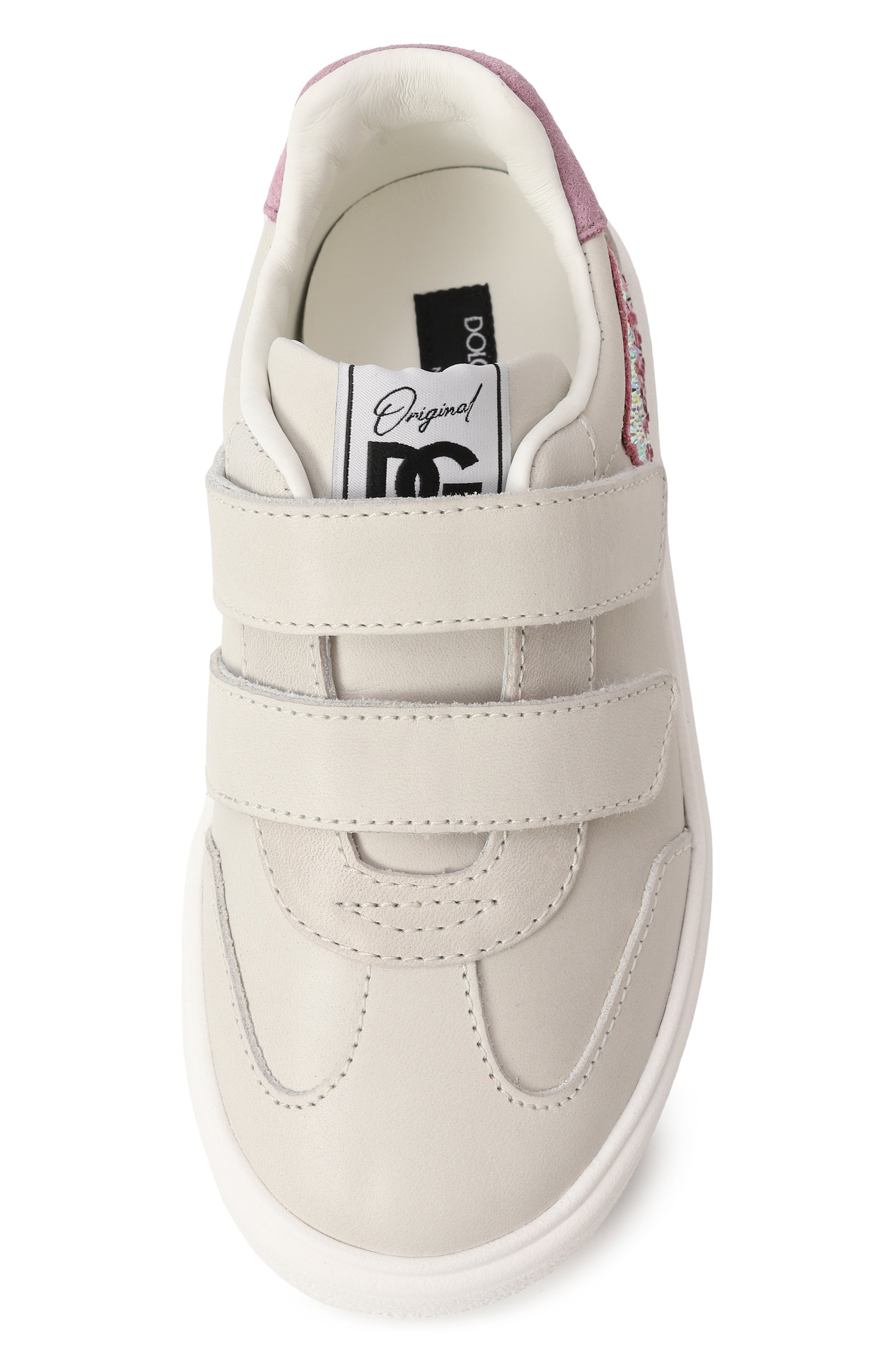 Кожаные кеды DOLCE & GABBANA, арт. DN0219/AW775/24-28, фото 4