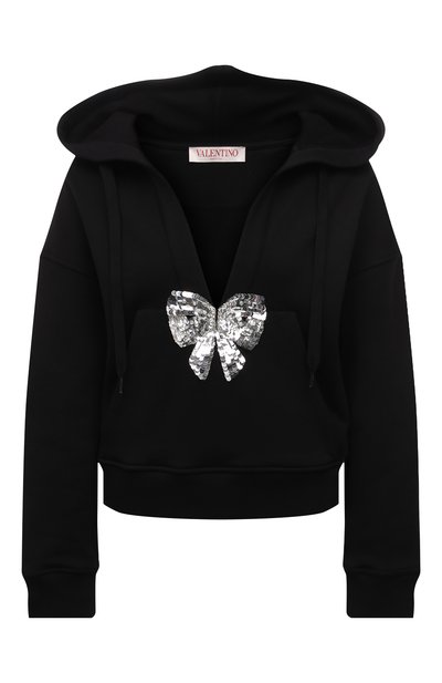 Женский хлопковое худи VALENTINO, арт. XB3MF13U73T