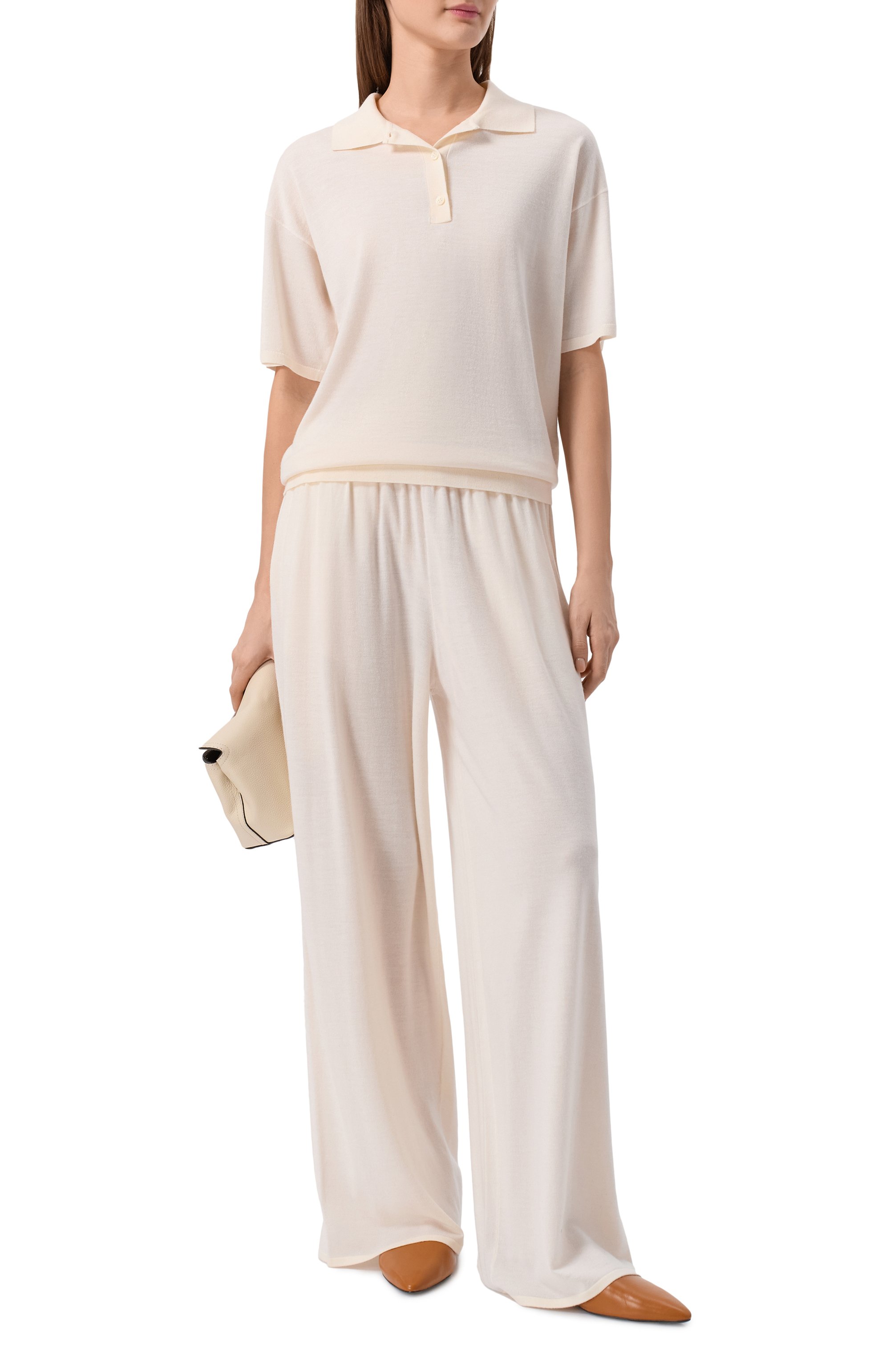 Поло из шерсти и шелка 12 STOREEZ, арт. 137031, фото 2