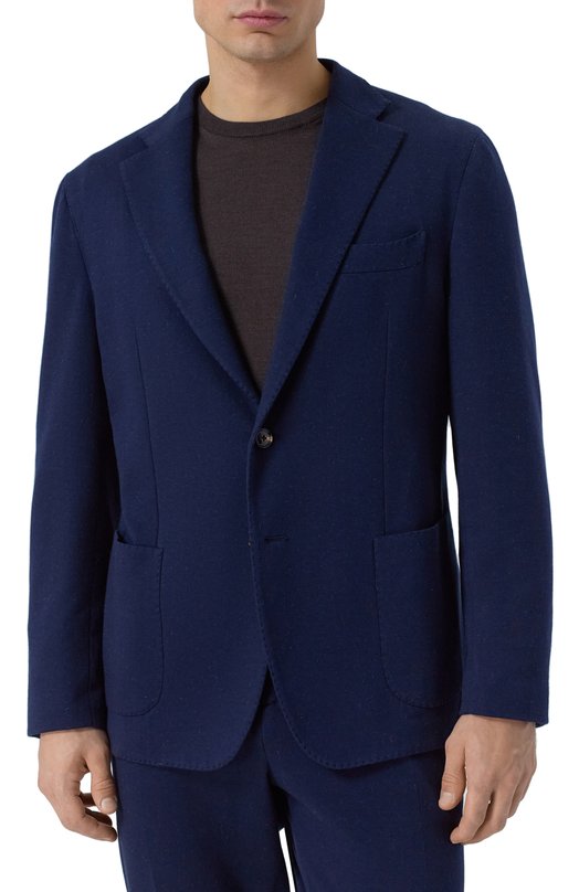 Костюм из хлопка и кашемира Andrea Campagna BIELLA/DD100_SET Синий  BIELLA/DD100_SET Фото 2