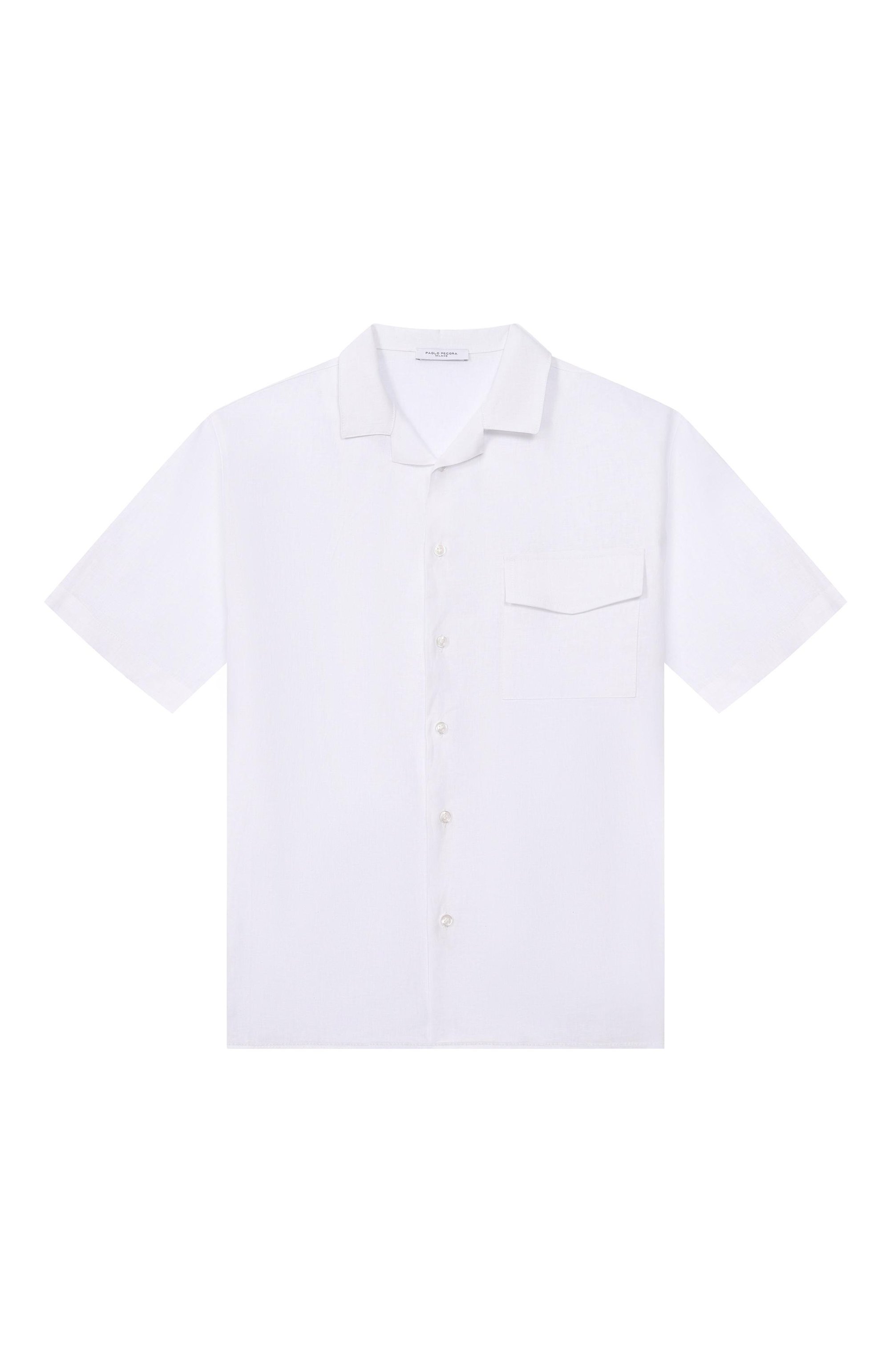 Рубашка изо льна и хлопка PAOLO PECORA MILANO, арт. PP4340, фото 1