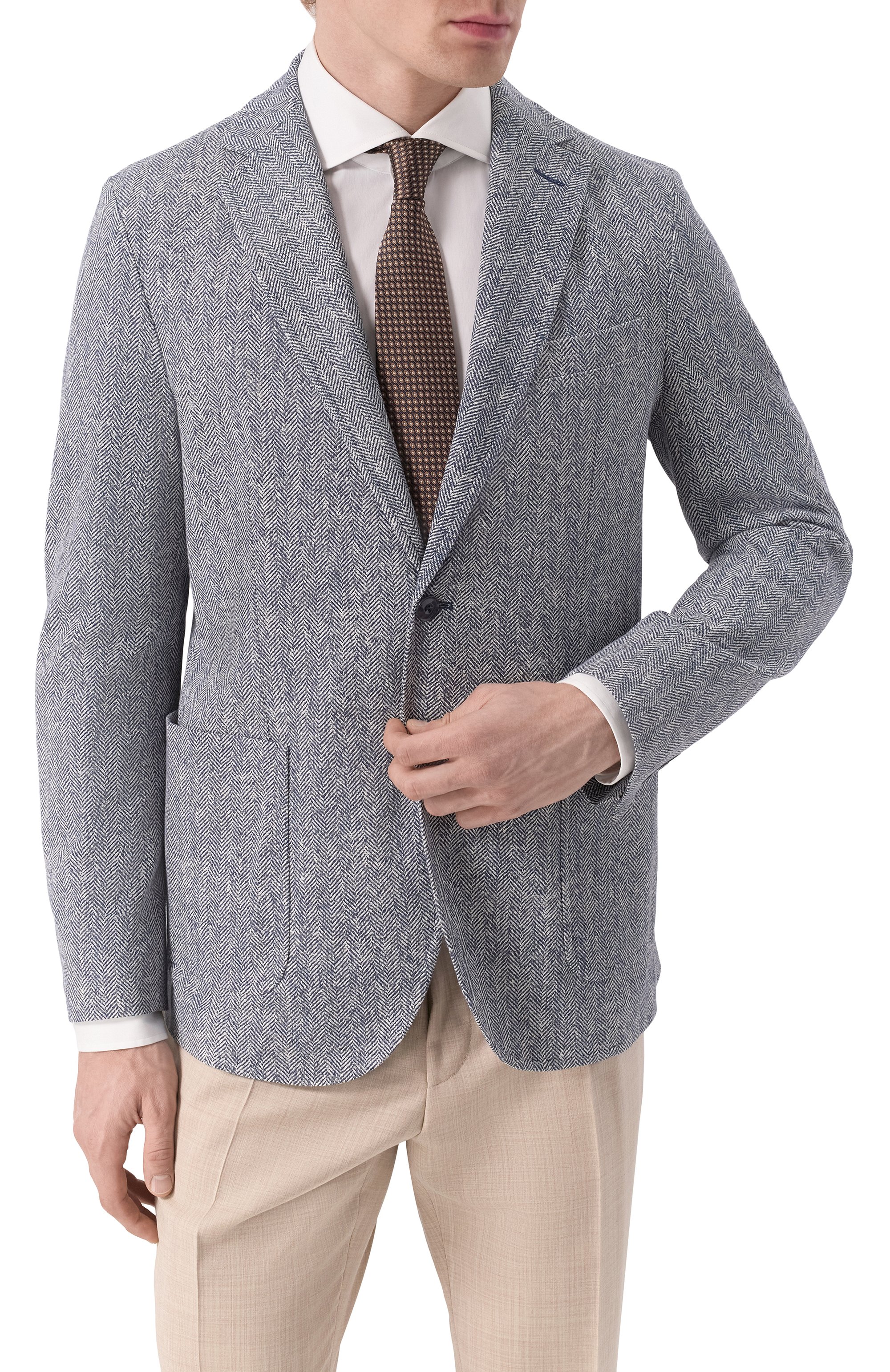 Хлопковый пиджак CIRCOLO 1901, арт. CN4800, фото 4