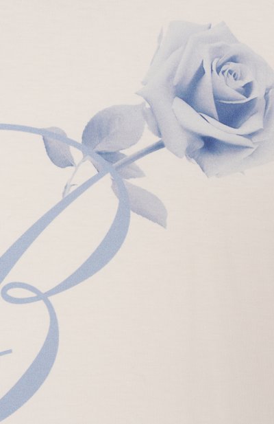 Хлопковая футболка BLUMARINE, арт. BFTS006.0.JF056/14A-16A, фото 3