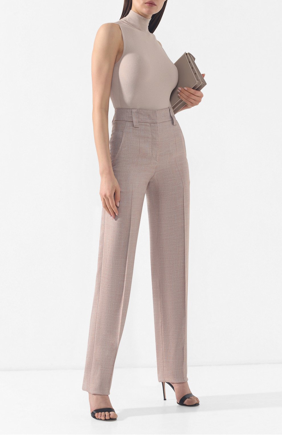 Топ из вискозы GIORGIO ARMANI, арт. 3GAHA1/AMA1Z, фото 2