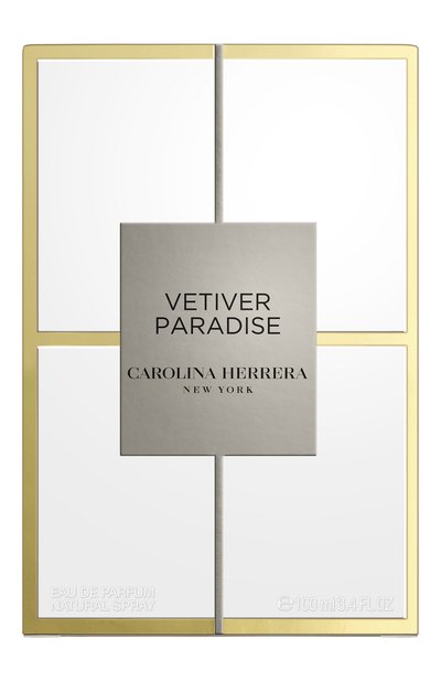 Туалетная вода vetiver paradise (100ml) CAROLINA HERRERA, арт. 65168643, фото 2