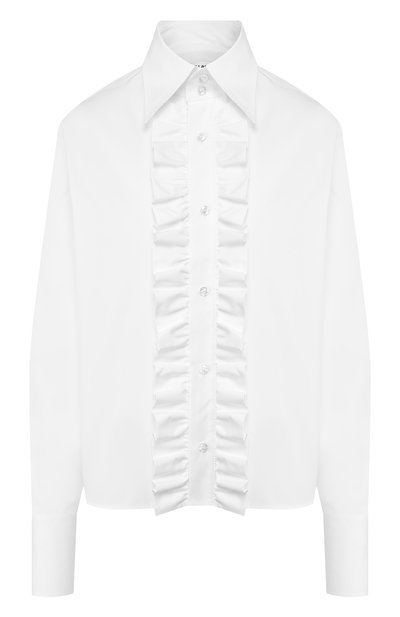 Хлопковая рубашка SAINT LAURENT, арт. 614790/Y227W, фото 1