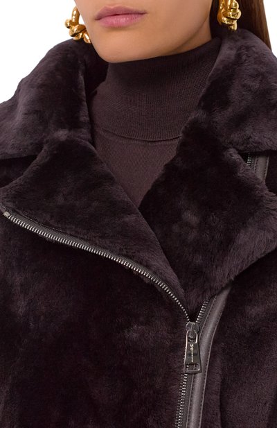 Дубленка из овчины MANZONI24, арт. 25M1418-S21, фото 5