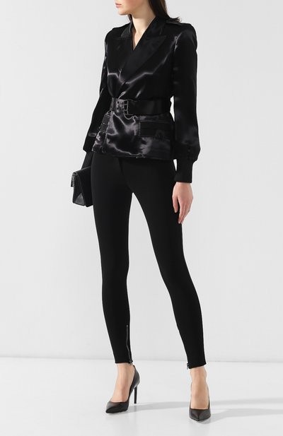 Брюки из вискозы TOM FORD черного цвета по цене 143500 руб., арт. PAJ032-FAX021, фото 2 Брюки из вискозы TOM FORD, арт. PAJ032-FAX021, фото 2