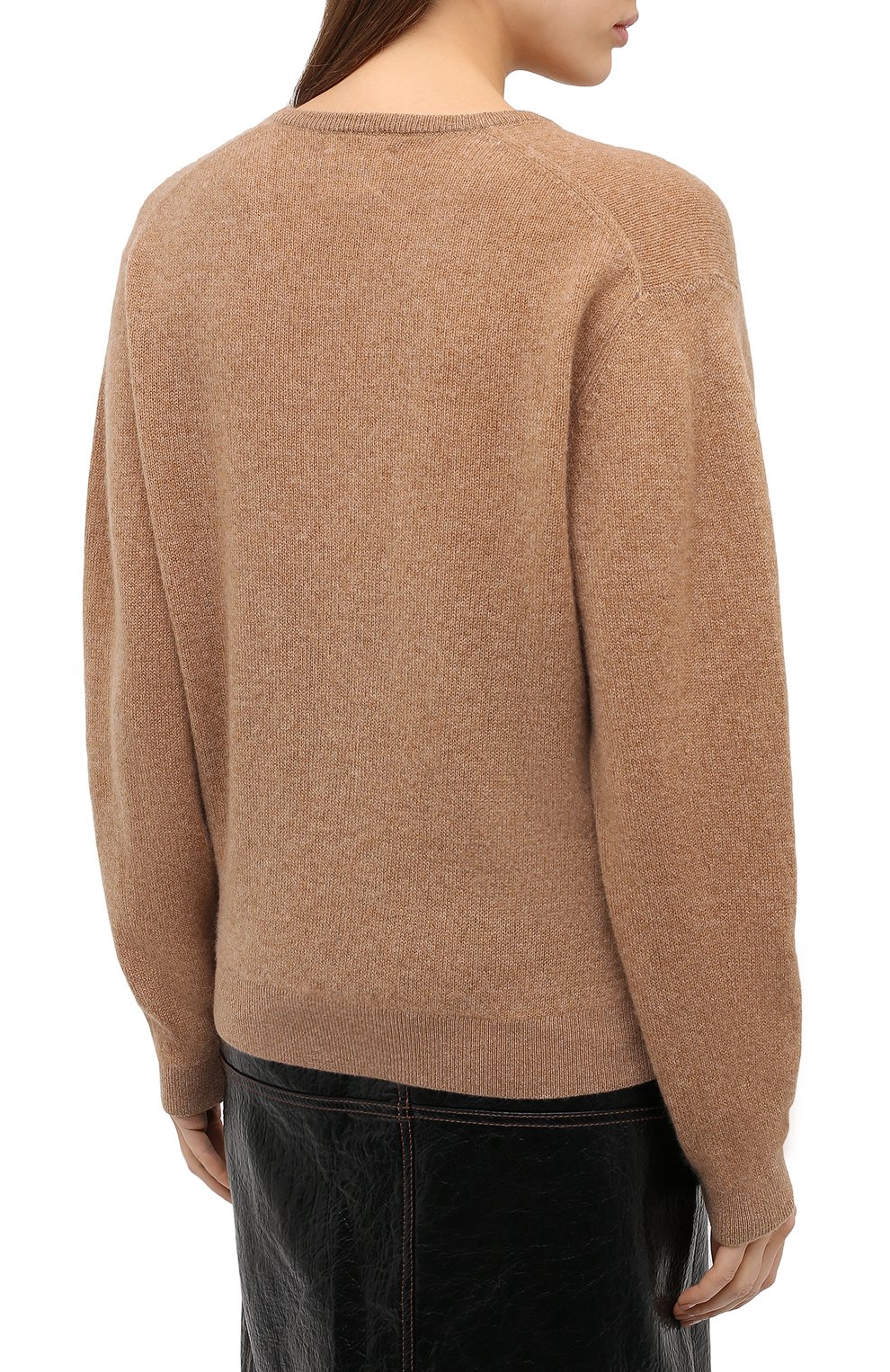 Кашемировый свитер KHAITE бежевого цвета по цене 59800 руб., арт. 8197605/SAM, фото 4 Кашемировый свитер KHAITE, арт. 8197605/SAM, фото 4