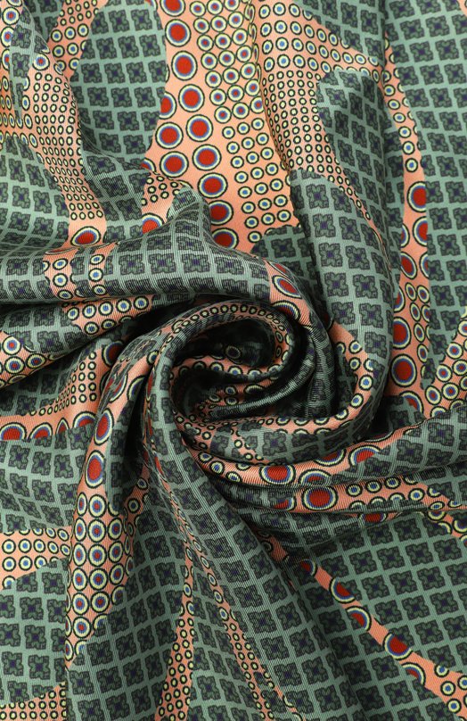 Шелковый платок Dries Van Noten 011304-2209-350 Бежевый  011304-2209-350 Фото 3