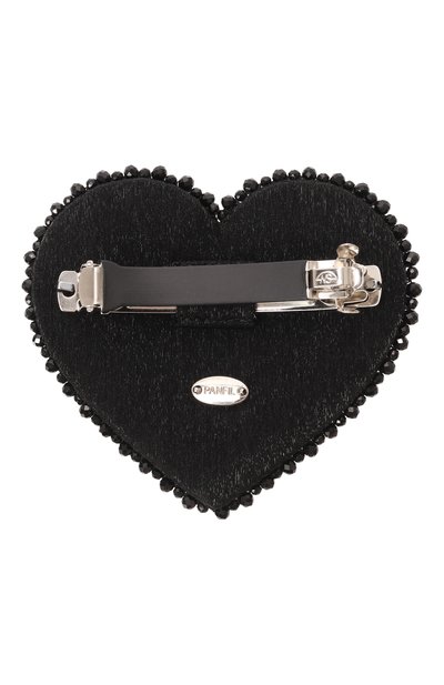 Заколка PANFIL черного цвета по цене 20000 руб., арт. 0-HRT-BST, фото 3 Заколка PANFIL, арт. 0-HRT-BST, фото 3