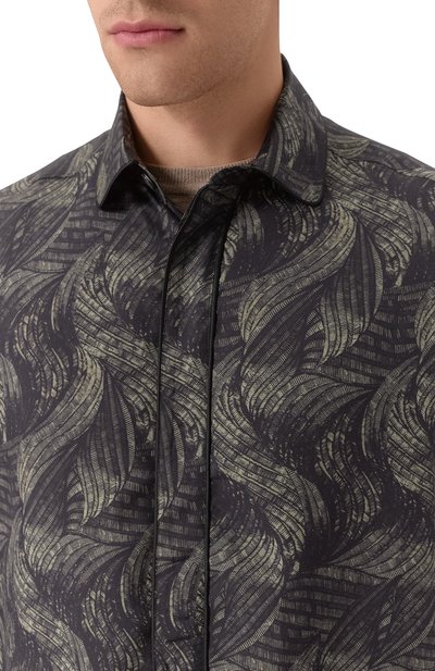 Шелковая рубашка CORNELIANI, арт. 25P918-2591922, фото 5