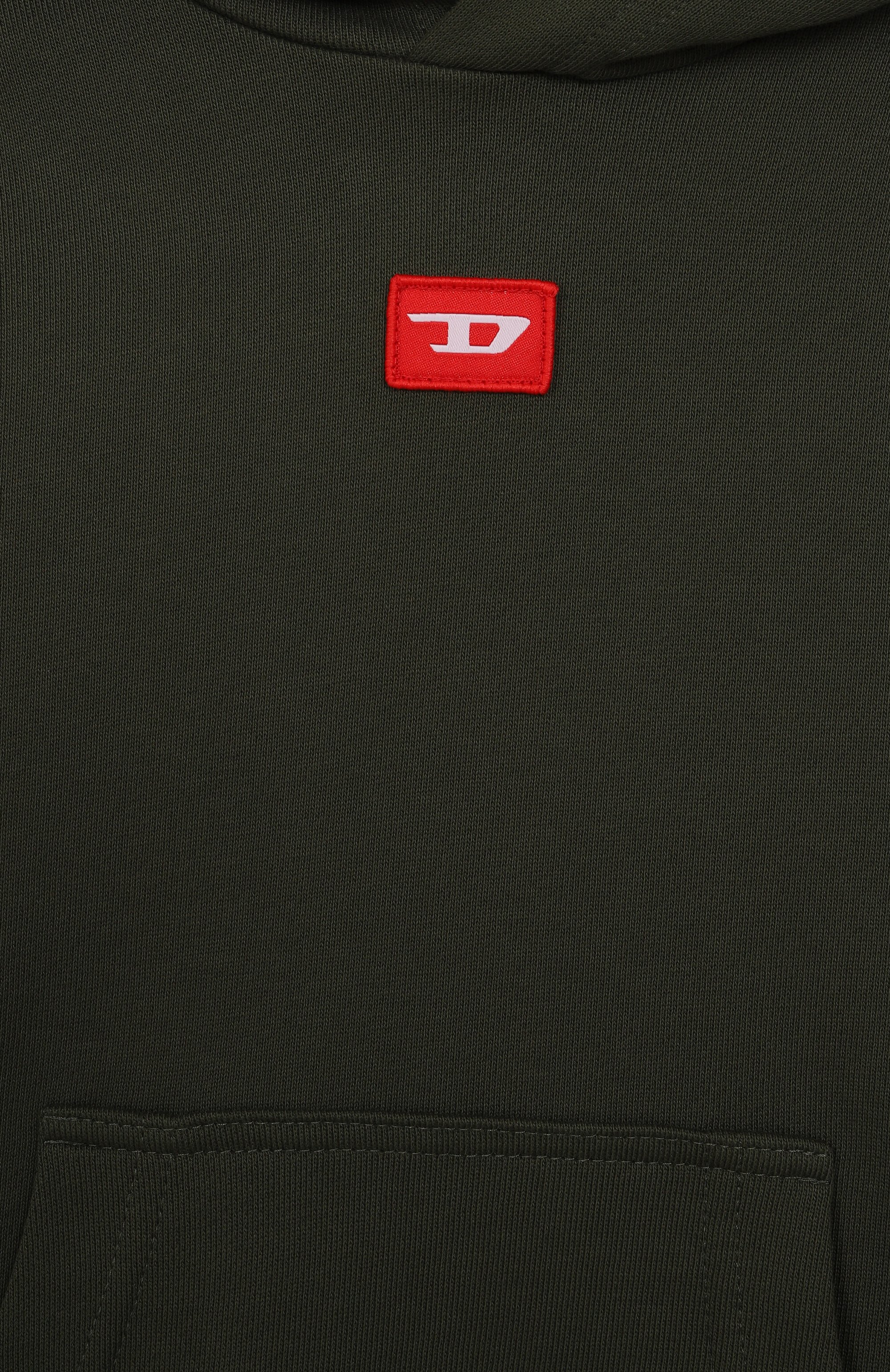 Хлопковое худи DIESEL, арт. J02502/0GEAD, фото 3