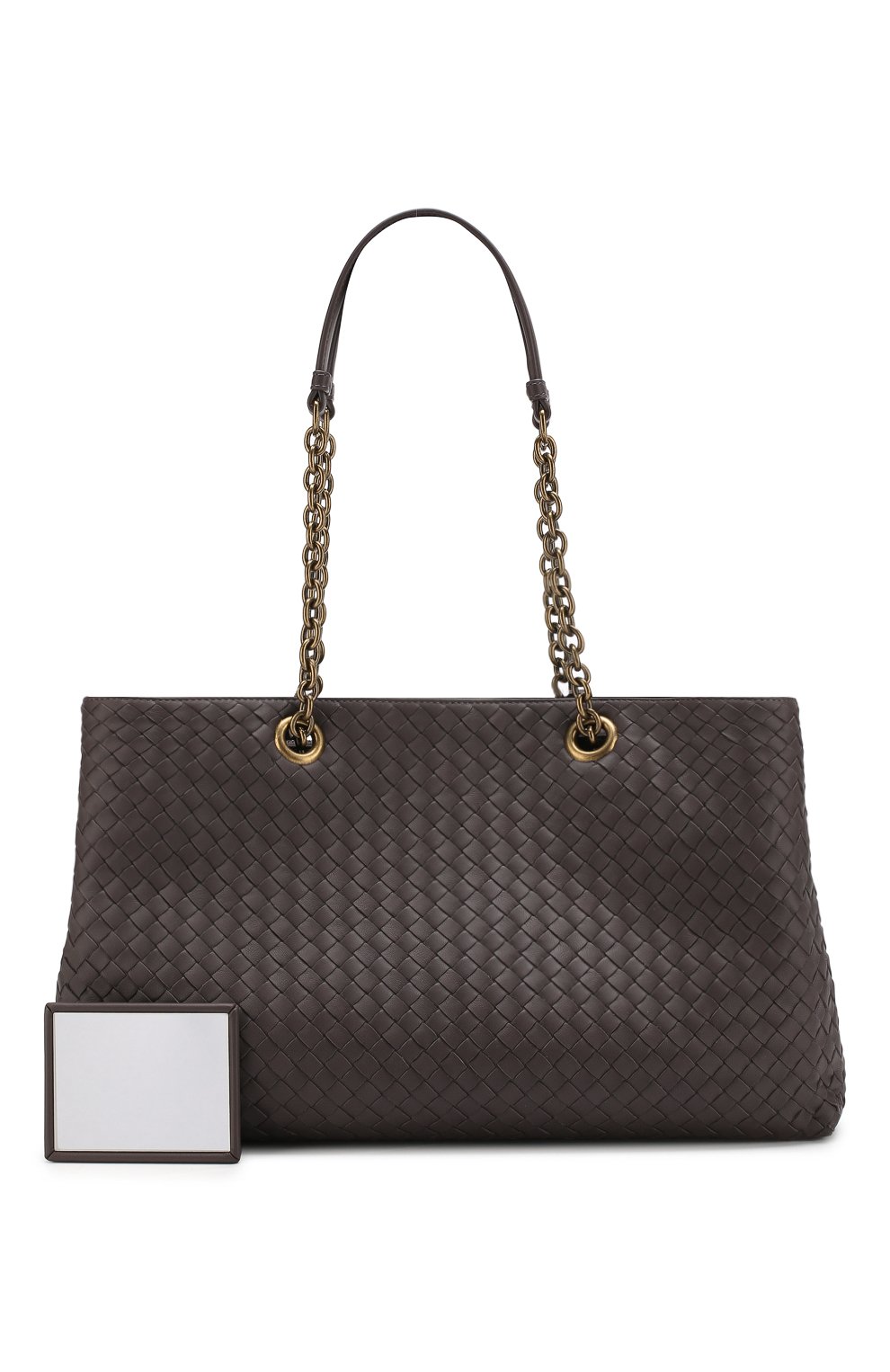 Сумка-тоут с плетением intrecciato BOTTEGA VENETA сиреневого цвета по цене 315000 руб., арт. 389413/V00AD, фото 5 Сумка-тоут с плетением intrecciato BOTTEGA VENETA, арт. 389413/V00AD, фото 5