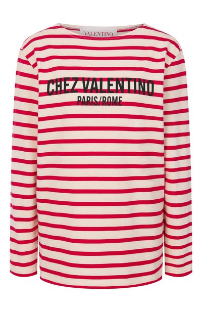 Хлопковый лонгслив VALENTINO, арт. 6B3MG24C/962, фото 1